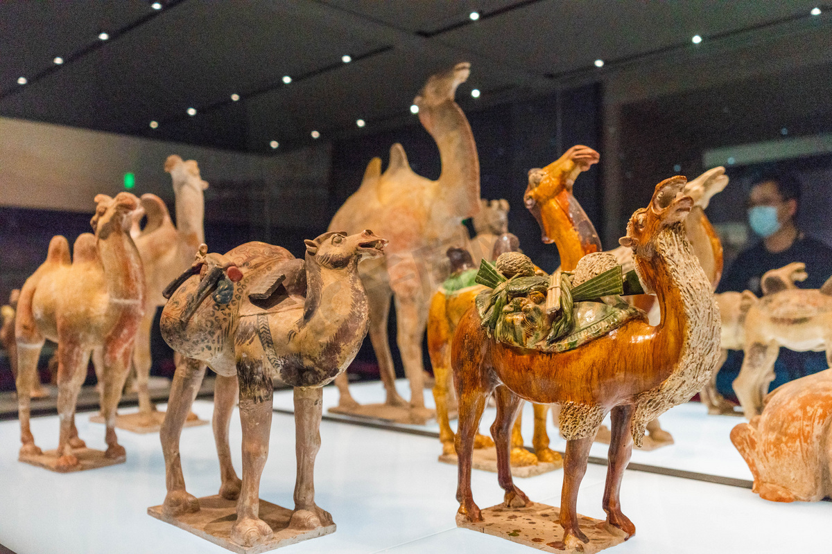 Tang Dynasty Camel with Musicians